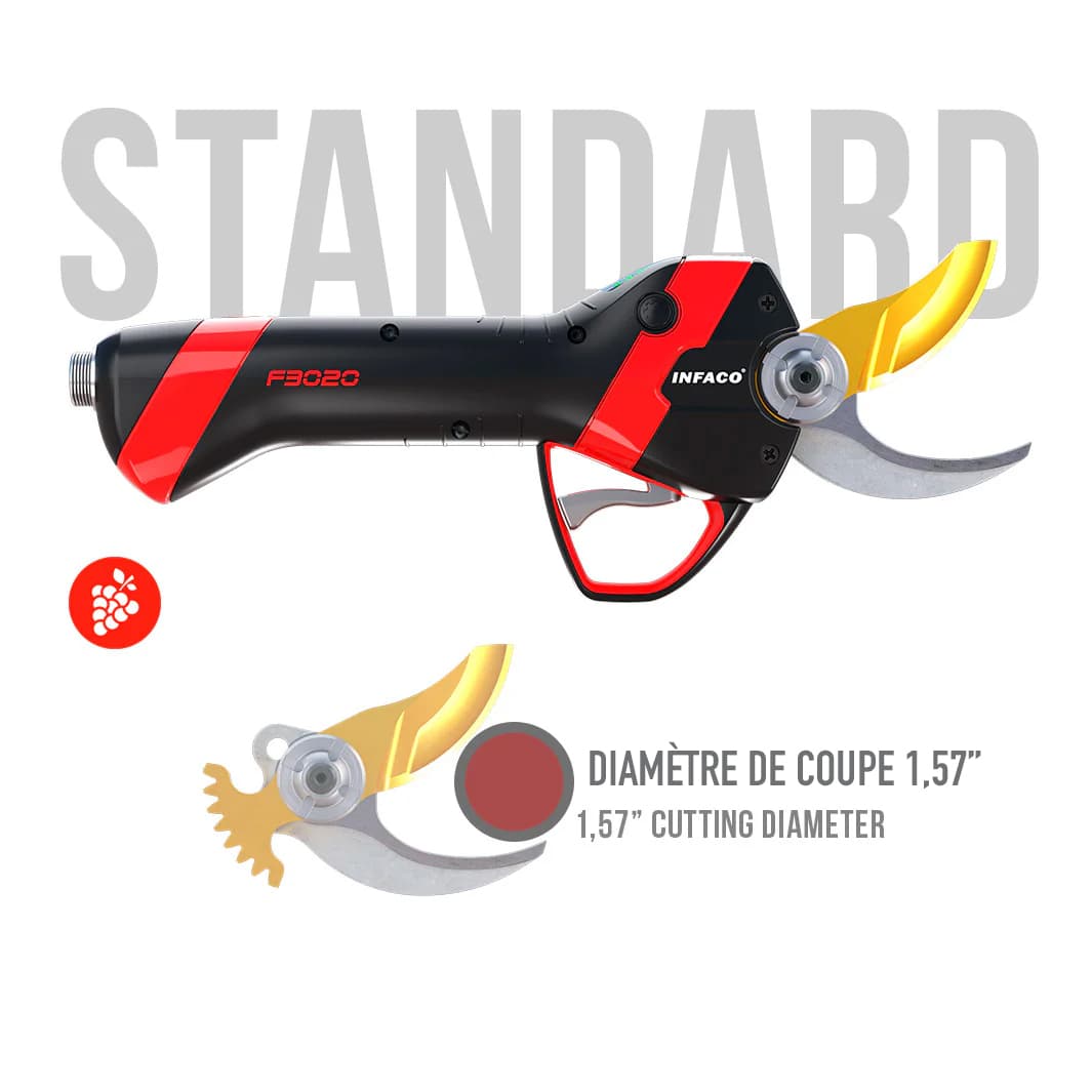 ENSEMBLE SECATEUR INFACO F3020 STANDARD